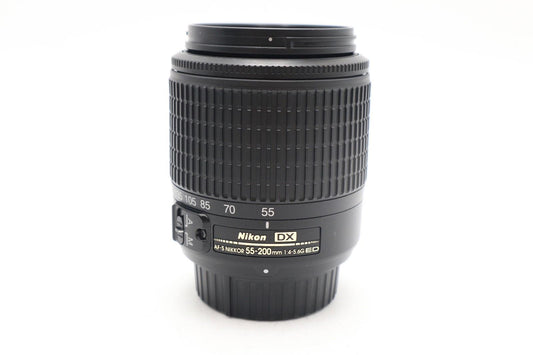 Nikon 55-200mm Telephoto Lens F/4-5.6 AF-S DX ED , V. GOOD REFURBISHED