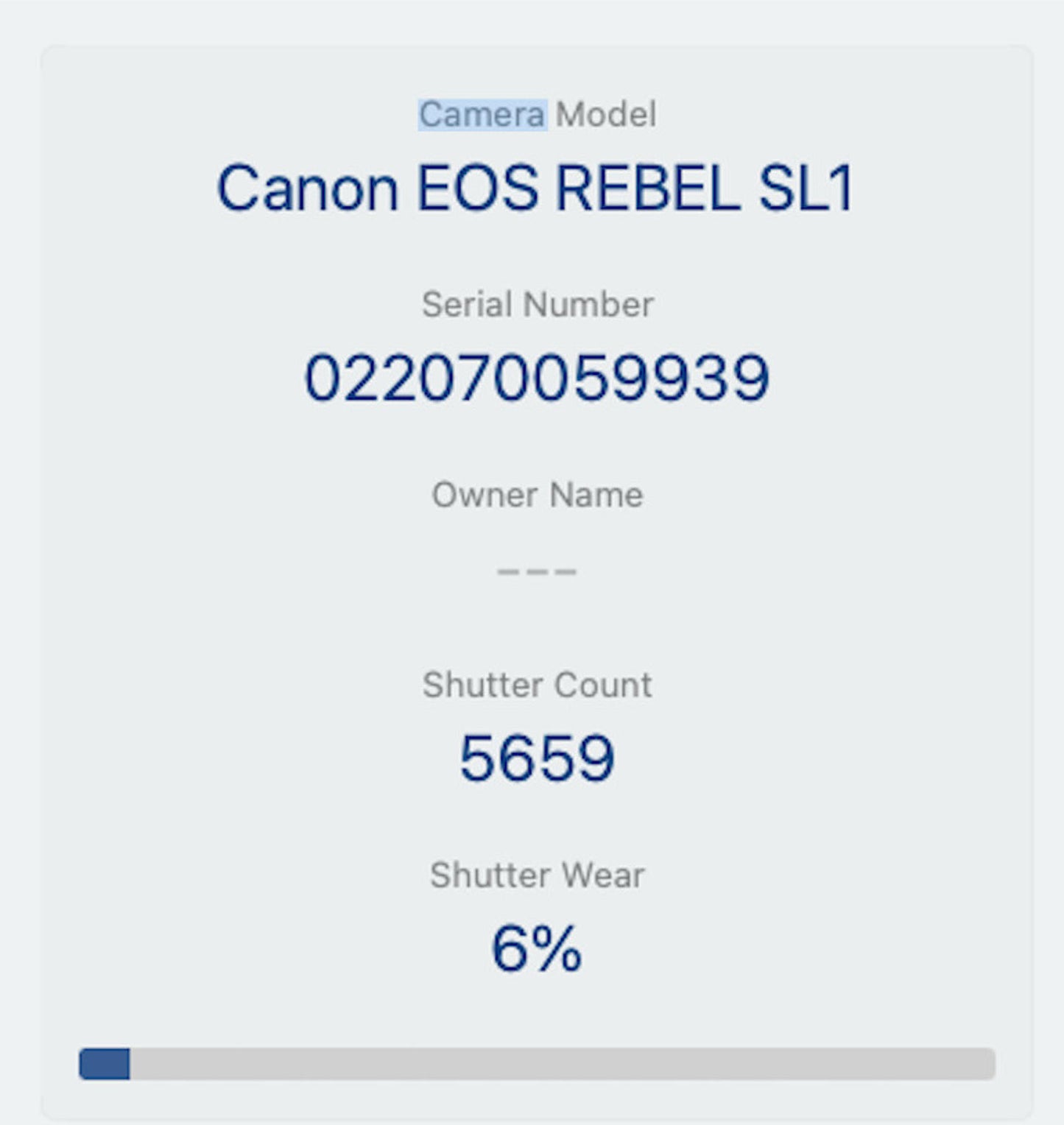 Canon 100D DSLR Camera 18MP with 18-55mm Shutter Count 5659, Good REFURBISHED