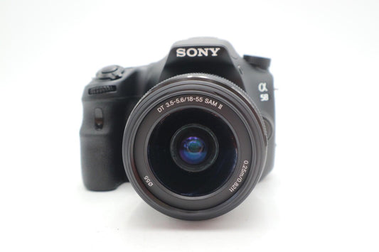 Sony A58 DSLR Camera 20.1MP with 18-55mm , Shutter Count 329, 1 Year Warranty