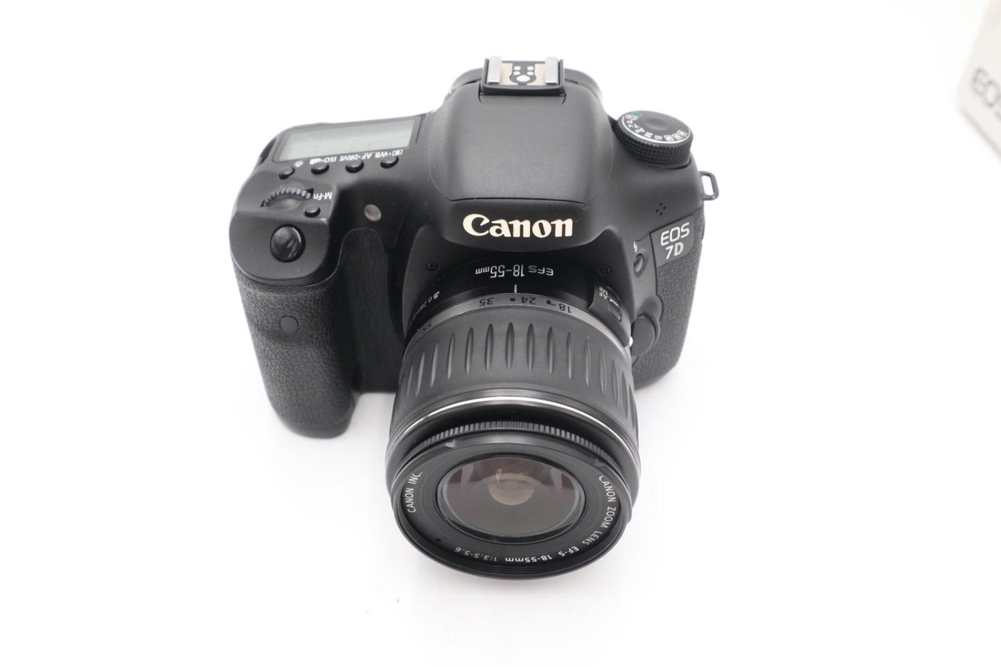 Canon 7D Camera DSLR 18MP with 18-55mm lens, Shutter Count 17%, Good REFURBISHED