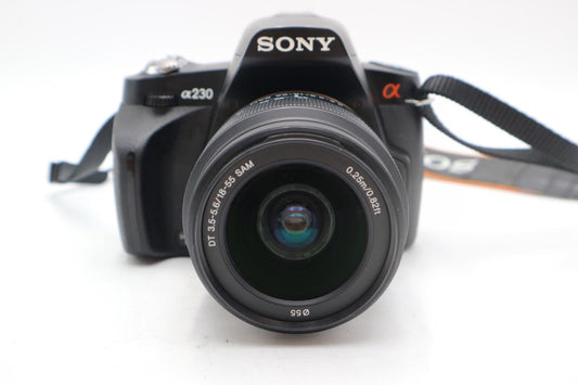 Sony Alpha A230 Camera DSLR 10.2MP with 18-55mm, Shutter Count 16285, Good Cond.
