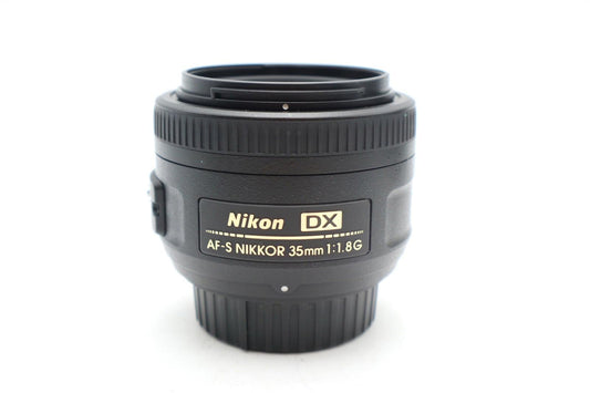 Nikon 35mm Prime Lens F1.8G AF-S DX SWM Very Sharp Portrait, Good REFURBISHED