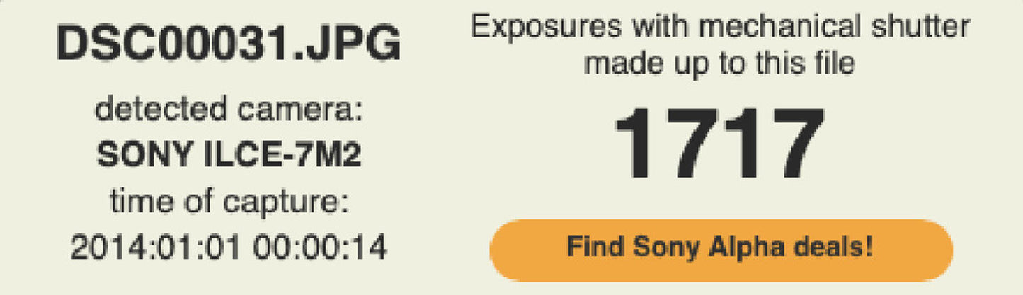 Sony Alpha A7 Mark II Mirrorless Camera 24.3MP with 28-70mm, Shutter Count 1717