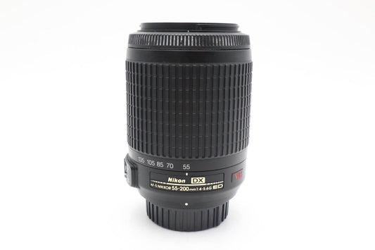 Nikon Nikkor 55-200mm Lens F/4-5.6 AF-S DX VR ED Stabilised, Good Condition
