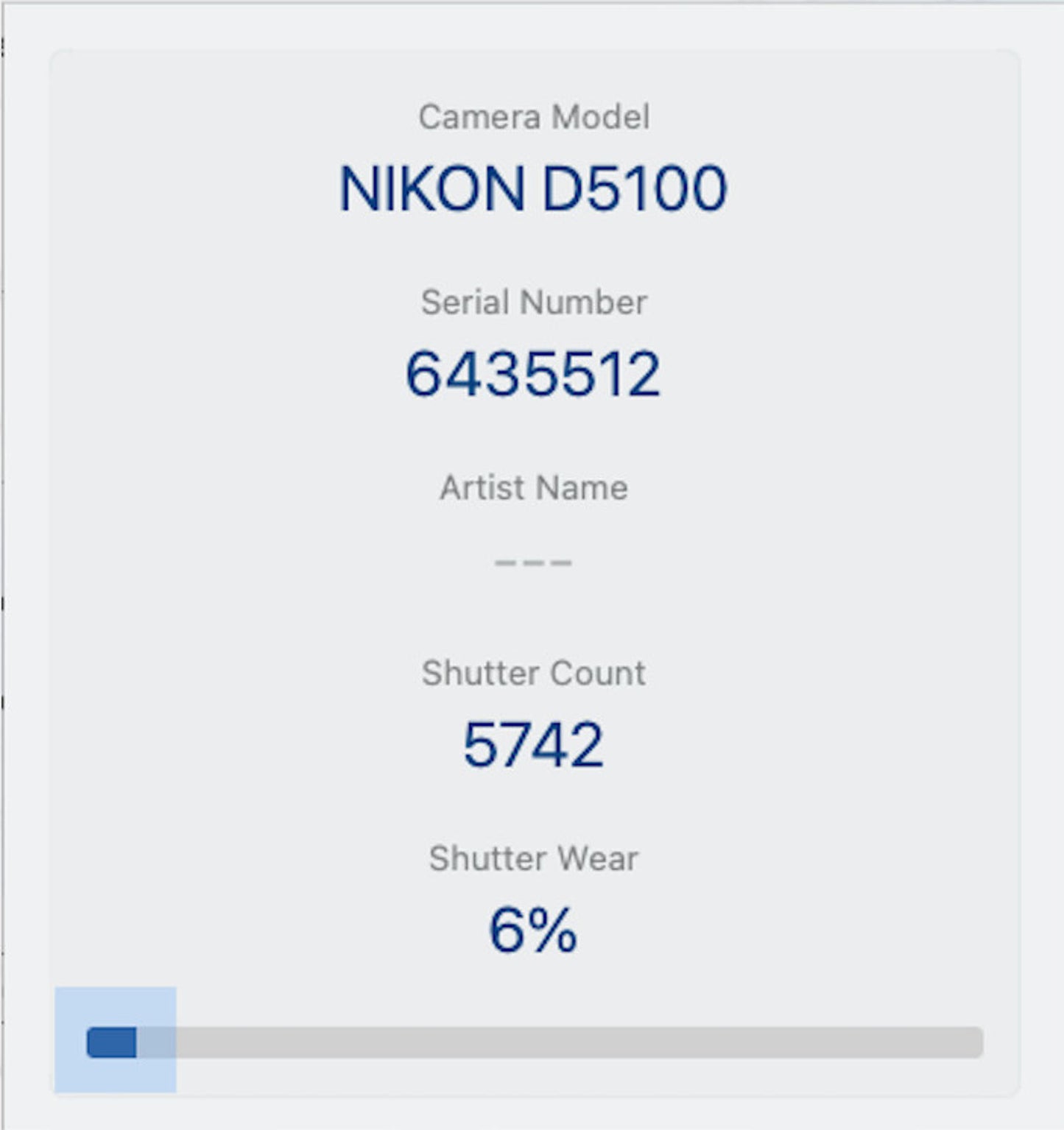 Nikon D5100 DSLR Camera 16.2MP with 18-55mm, Shutter Count 5742, Good Condition