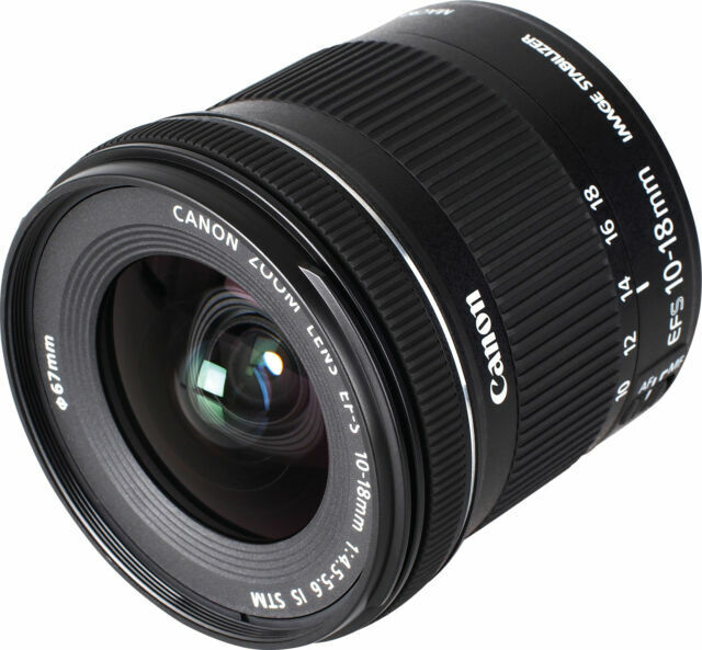 Canon 10-18mm Wide-Angle Lens F/4.5-5.6 IS STM, Stabilised, Very Good Condition