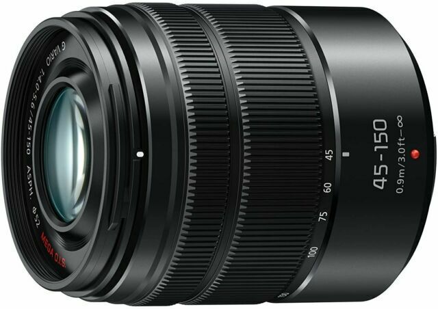 Panasonic Lumix 45-150mm Lens F/4.0-5.6 G Vario Mega O.I.S. Very Good Condition