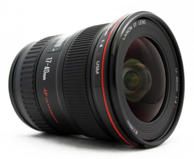 Canon 17-40mm Wide-Angle Lens F4.0 L USM, Ultrasonic Motor, Very Good Condition