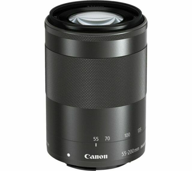 Canon 55-200mm F4.5-6.3 Lens EF-M IS STM, Stabilised Telephoto, Good Condition