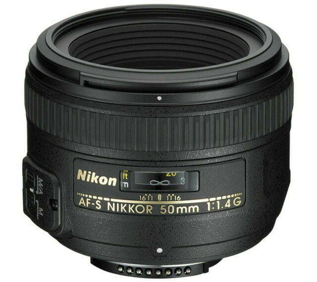 Nikon 50mm F/1.4 G AF-S Nikkor Prime Lens, Very Sharp, Portrait, Very Good Cond.