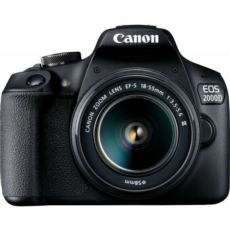 Canon 2000D DSLR Camera 24.1MP with 18-55mm, Shutter Count 2566, Excellent REFUR