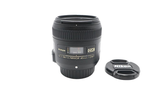 Nikon 40mm Macro Lens f/2.8 G AF-S Micro Nikkor DX, Very Good REFURBISHED