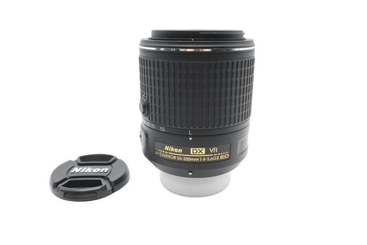 Nikon 55-200mm Lens F/4-5.6 AF-S DX VR II ED, Stabilised, Excellent REFURBISHED