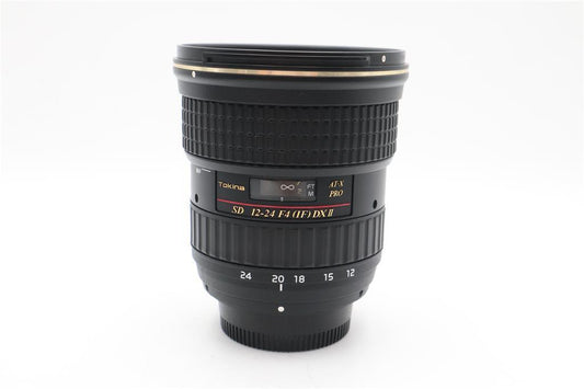 Tokina 12-24mm F4 Wide-Angle Lens AT-X PRO II for Nikon F-Mount, Exc. REFURBI.