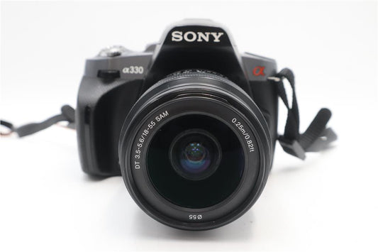 Sony A330 DSLR Camera 10.2MP with 18-55mm Lens, Shutter Count 794, Good Cond.