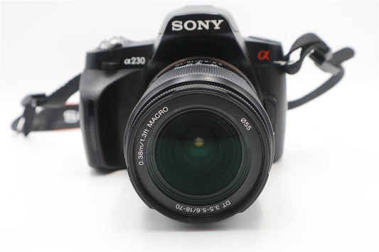 Sony Alpha A230 Camera DSLR 10.2MP with 18-70mm, Shutter Count 5170, Good Cond.