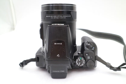 Nikon COOLPIX P900 Camera 16MP Compact Premium, Zoom 83x, Good Condition