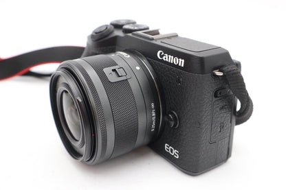 Canon M6 Mark II Mirrorless Camera 32.5MP with 15-45mm, Very Good REFURBISHED