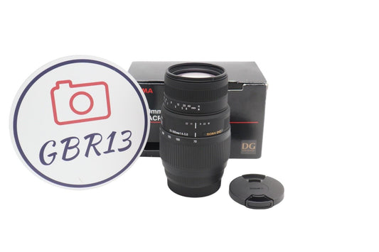 Sigma 70-300mm Telephoto Lens f/4-5.6 DG Zoom Macro for Sony, 1 Year Warranty