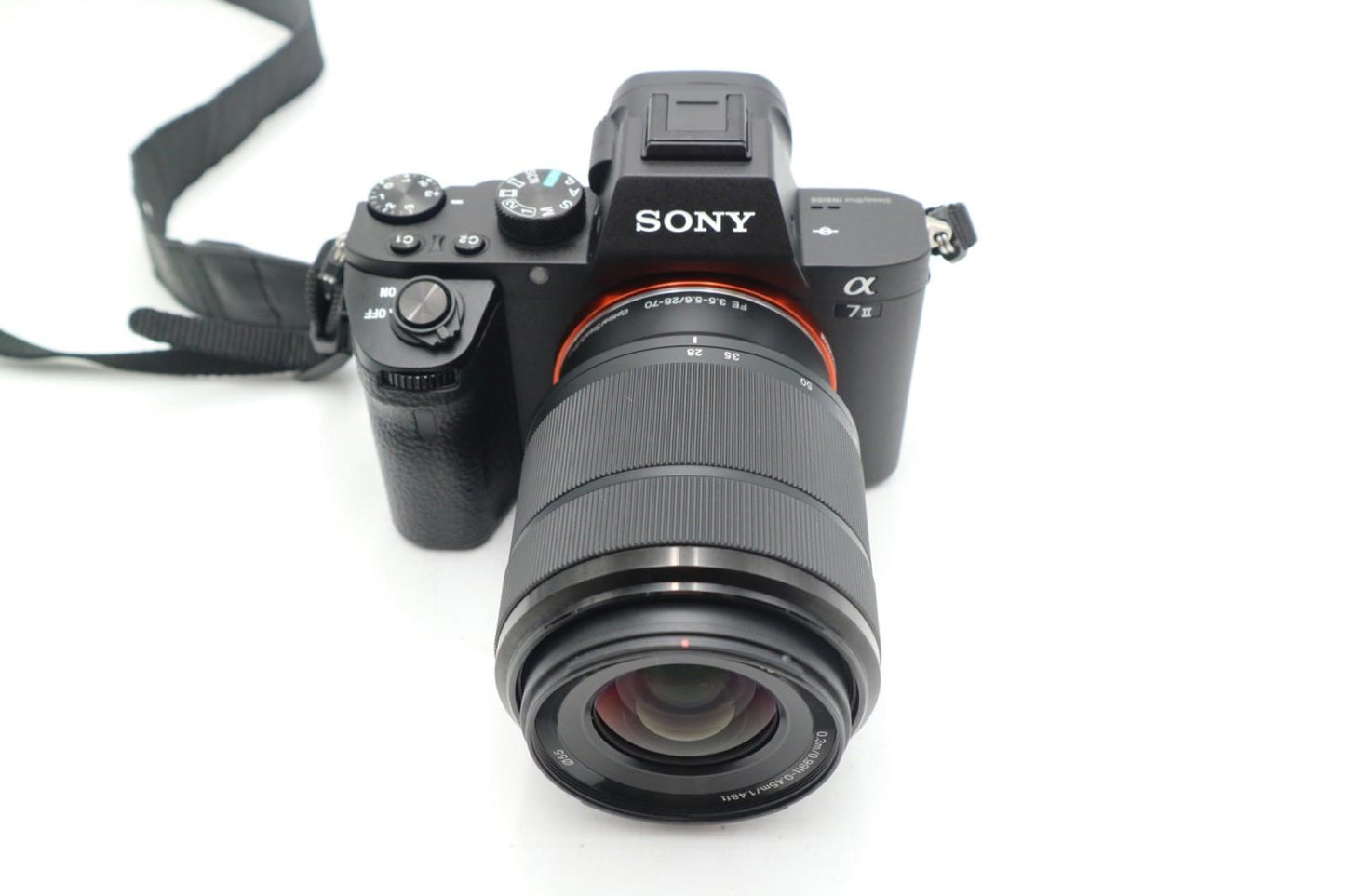 Sony Alpha A7 Mark II Mirrorless Camera 24.3MP with 28-70mm, Shutter Count 1717