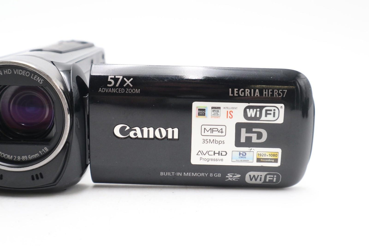 Canon Legria HF R57 Camcorder, FULL HD,  57X Zoom, Wi-Fi, Good Condition