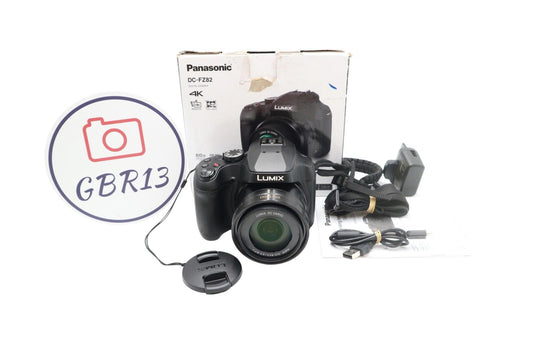 Panasonic LUMIX DMC-FZ82 Camera 16.1MP, Wi-Fi, 4K, 60x Zoom, Good Condition