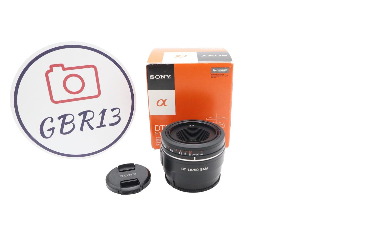 Sony 50mm Prime Lens F1.8 DT SAM For Sony A-Mount SAL50F18, V. Good REFURBISHED