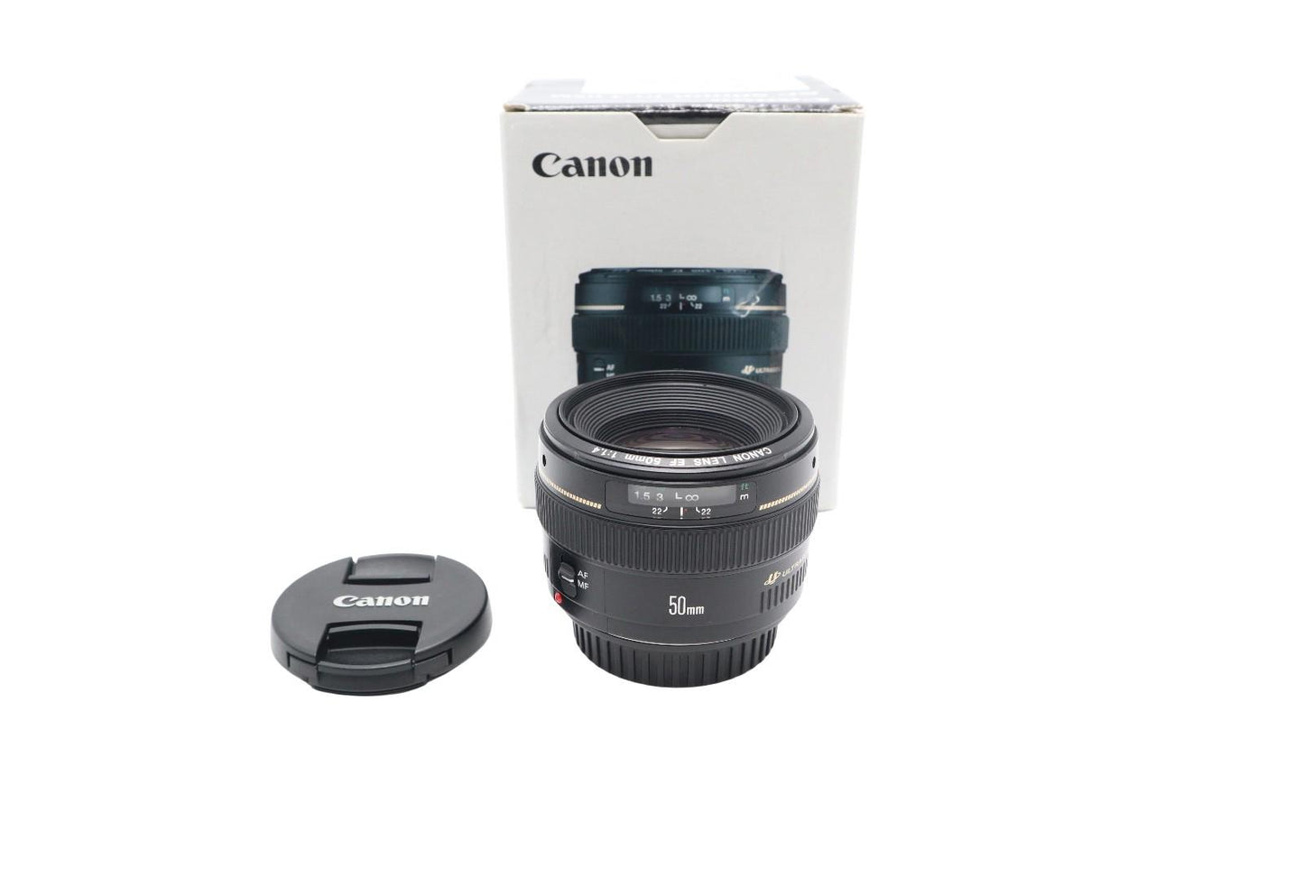 Canon 50mm Prime Lens f/1.4 USM Sharp, Portrait, Full Frame, V. Good REFURBISHED