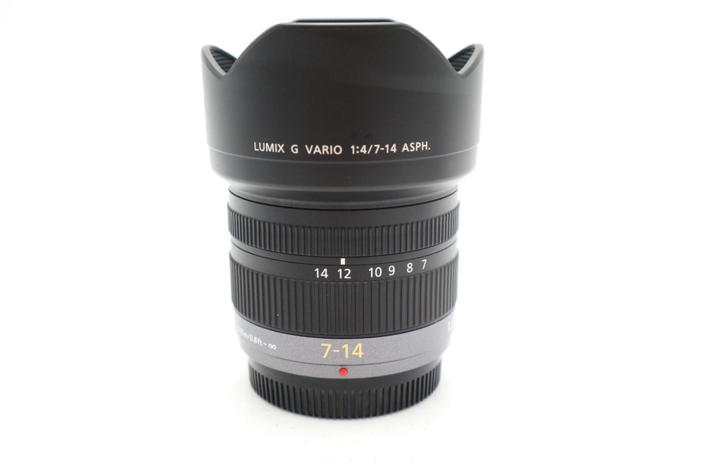 Panasonic 7-14mm Premium Wide Angle Lens F4 G Vario for M43, 1 Year Warranty