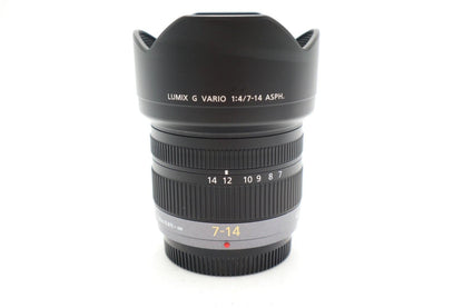 Panasonic 7-14mm Premium Wide Angle Lens F4 G Vario for M43, 1 Year Warranty