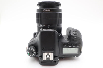 Canon 70D DSLR Camera 20.2MP with 18-55mm, Shutter Count 5351, V. G. REFURBISHED