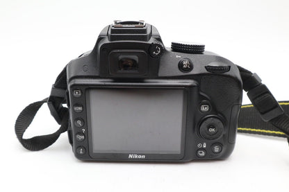 Nikon D3300 DSLR Camera 24.2MP with 18-55mm, Shutter Count 5100, Very Good Cond.