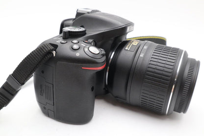 Nikon D5200 DSLR Camera 24.1MP with 18-55mm, Shutter Count 8402 V.G. REFURBISHED