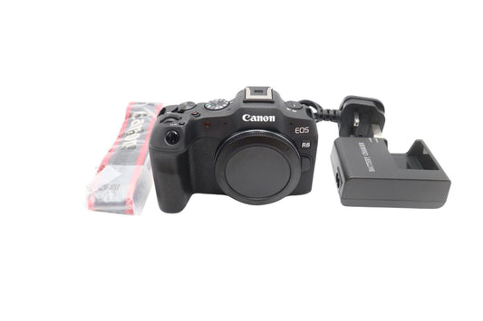 Canon EOS R8 Mirrorless Camera 24.2MP Body Only, Shutter Count 1%, REFURBISHED