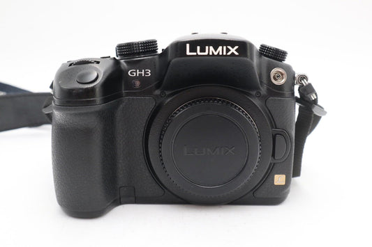 Panasonic GH3 Mirrorless Camera 16MP Body Only Shutter Count 4514 G. REFURBISHED