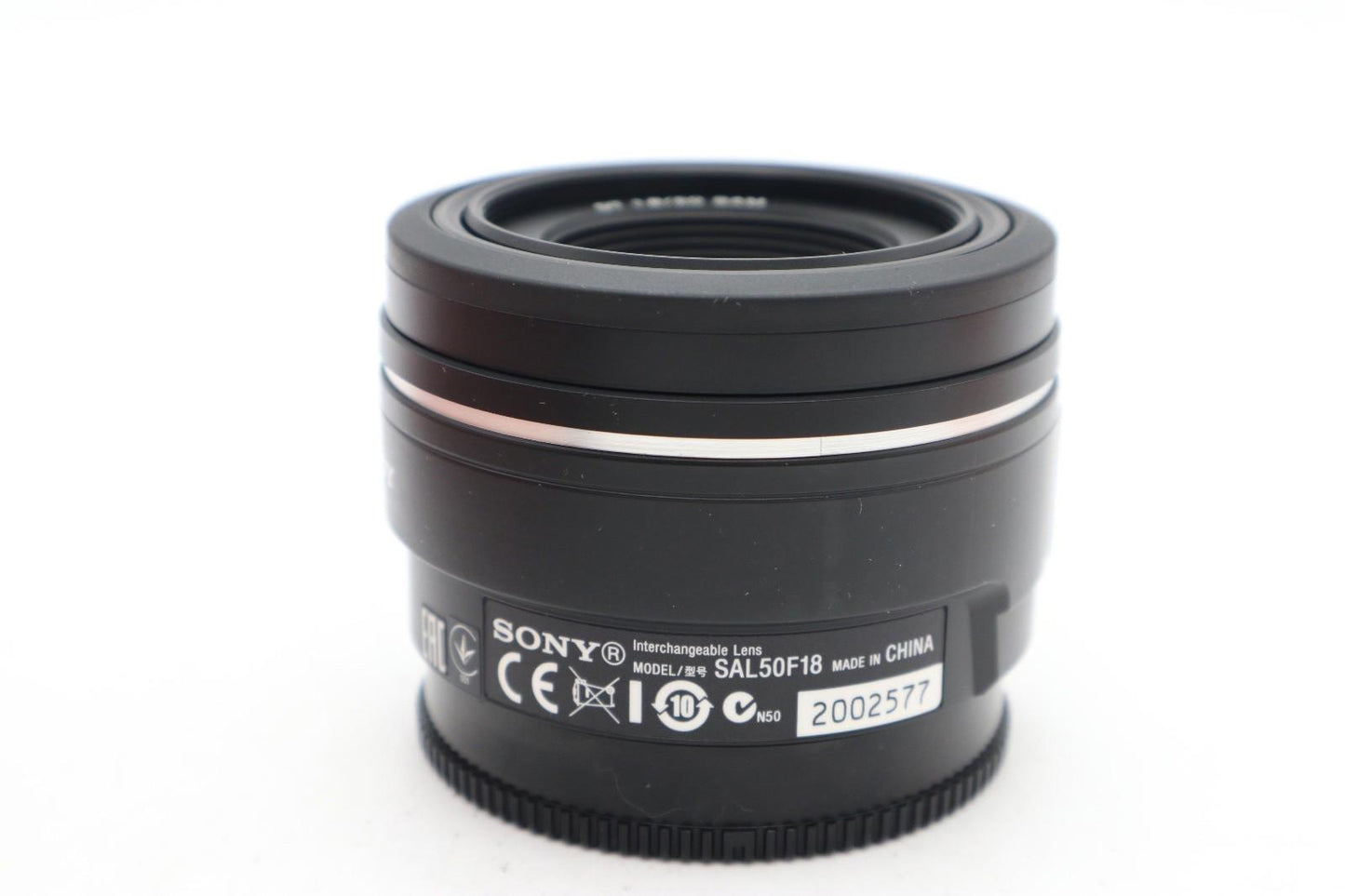 Sony 50mm Prime Lens F1.8 DT SAM For Sony A-Mount SAL50F18, V. Good REFURBISHED