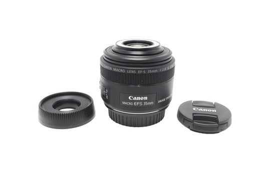 Canon 35mm Macro Lens F/2.8 EF-S IS STM, Stabilised, Very Good REFURBISHED