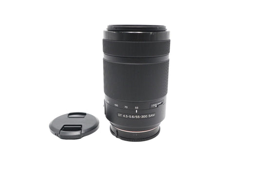 Sony 55-300mm Telephoto Lens F/4.5-5.6 DT SAM, SAL55300, Good Condition