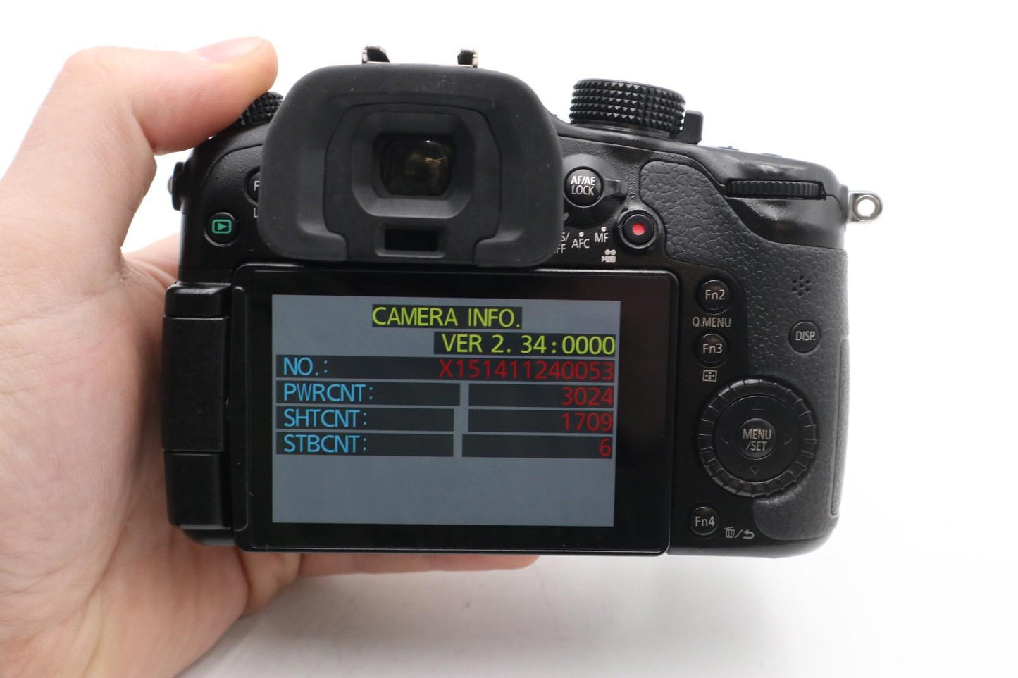 Panasonic GH4 Mirrorless Camera 16MP 4K Body Only, Shutter C. 1709, REFURBISHED