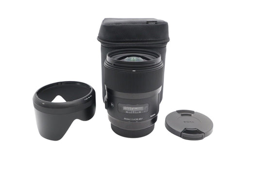 Sigma 35mm F1.4 Prime Lens DG HSM Art for Canon EF, Full Frame, Good REFURBISHED