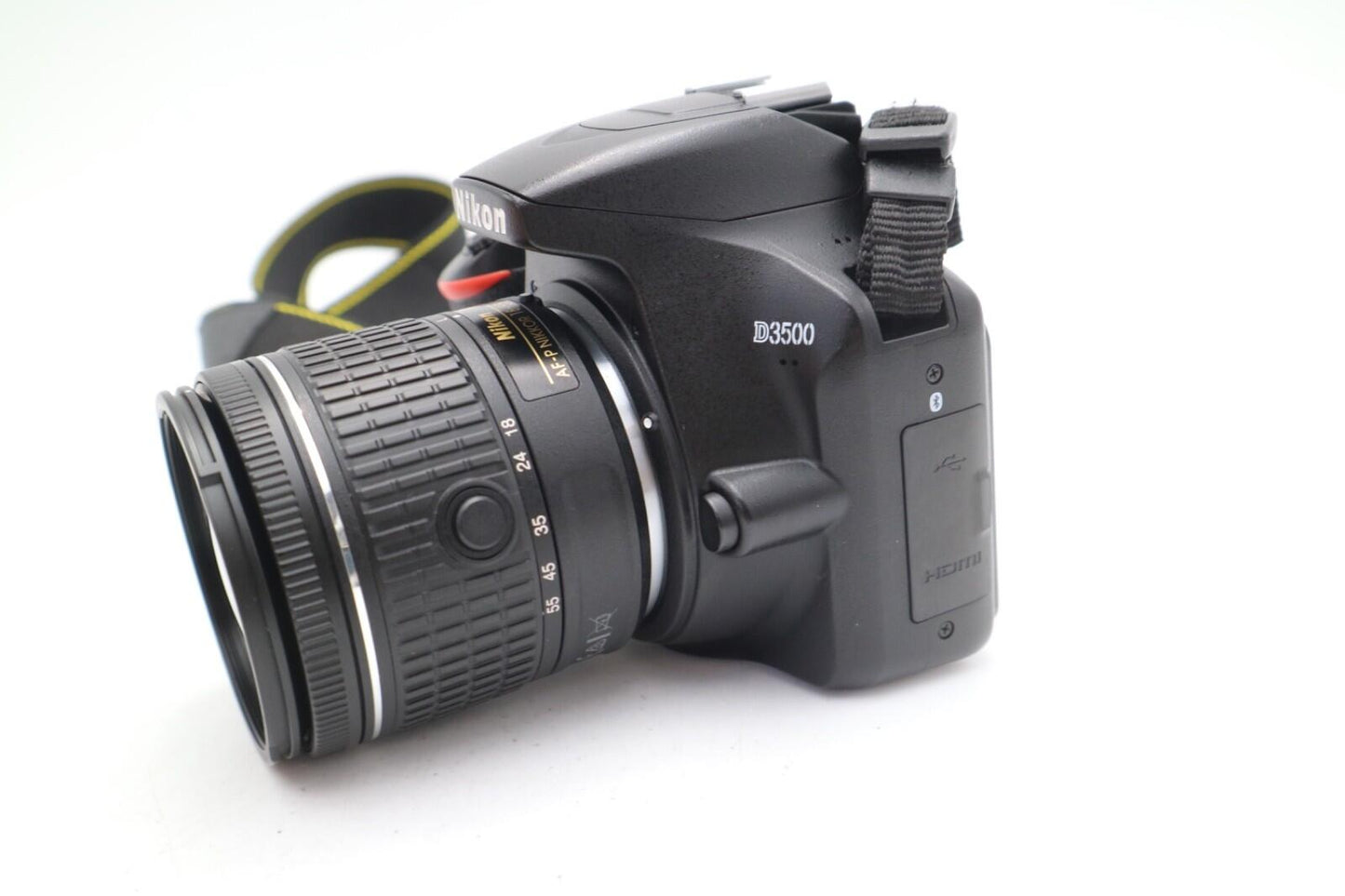Nikon D3500 DSLR Camera 24.2MP with 18-55mm, Shutter Count 8475 V.G. REFURBISHED