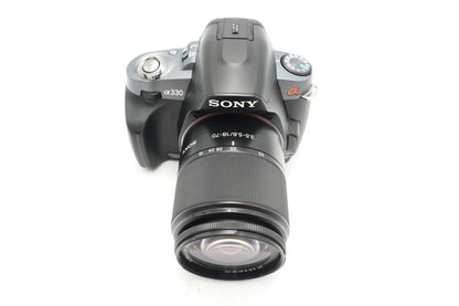 Sony A330 DSLR Camera 10.2MP with 18-55mm Lens, Shutter Count 1662, Good Cond.