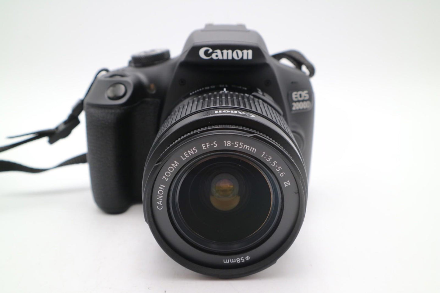 Canon 2000D DSLR Camera 24.1MP with 18-55mm, Shutter Count 302 REFURBISHED