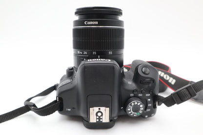 Canon 750D Camera DSLR 24.2MP with 18-55mm, Shutter Count 12207 V.G. REFURBISHED