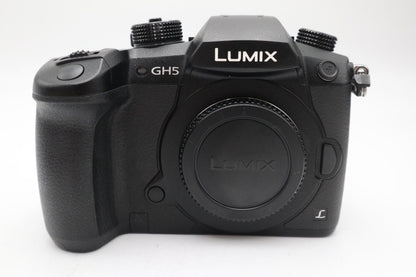 Panasonic DMC-GH5 Mirrorless Camera 20MP Body Only, Shutter 9015, VG REFURBISHED