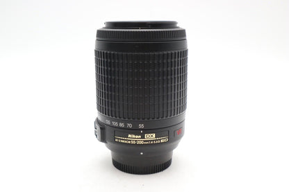 Nikon Nikkor 55-200mm Lens F/4-5.6 AF-S DX VR ED Stabilised, Good REFURBISHED