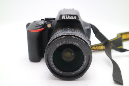 Nikon D3500 DSLR Camera 24.2MP with 18-55mm, Shutter Count 2548 V.G. REFURBISHED