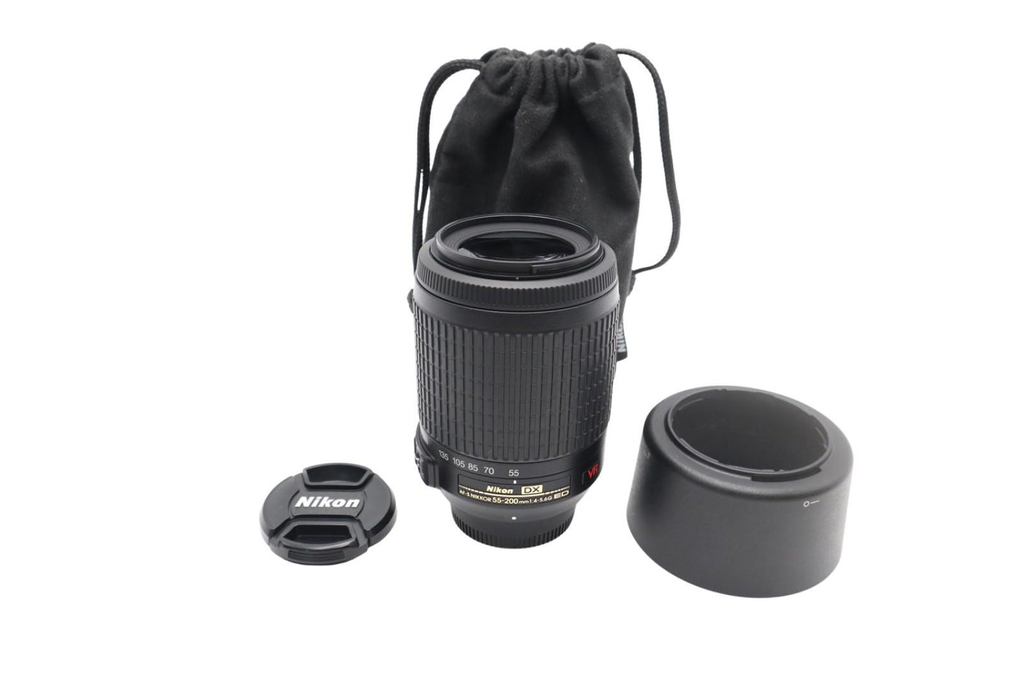 Nikon Nikkor 55-200mm Lens F/4-5.6 AF-S DX VR ED Stabilised, V. Good REFURBISHED