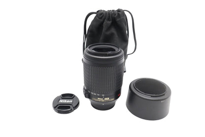 Nikon Nikkor 55-200mm Lens F/4-5.6 AF-S DX VR ED Stabilised, V. Good REFURBISHED