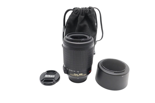 Nikon Nikkor 55-200mm Lens F/4-5.6 AF-S DX VR ED Stabilised, V. Good REFURBISHED